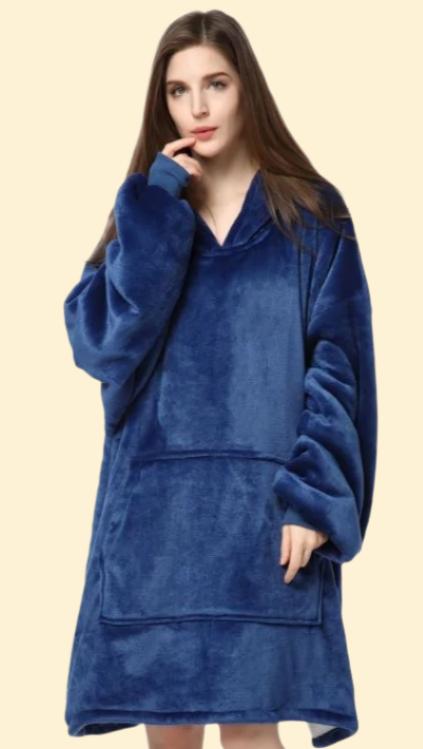 SnuggleShell Blanket Hoodie - Navy