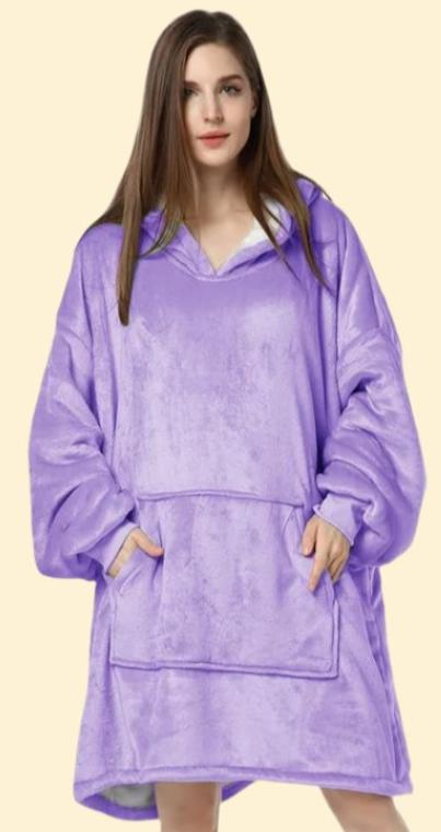 SnuggleShell Blanket Hoodie - Light purple