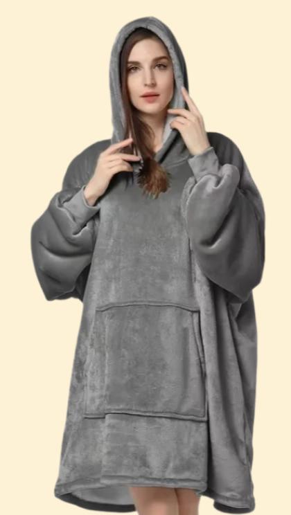 SnuggleShell Blanket Hoodie - Gray